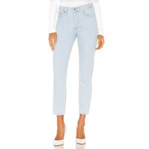 Levis Premium Wedgie Icon Jeans Size 28 in Signal Lost High Rise Tapered Leg